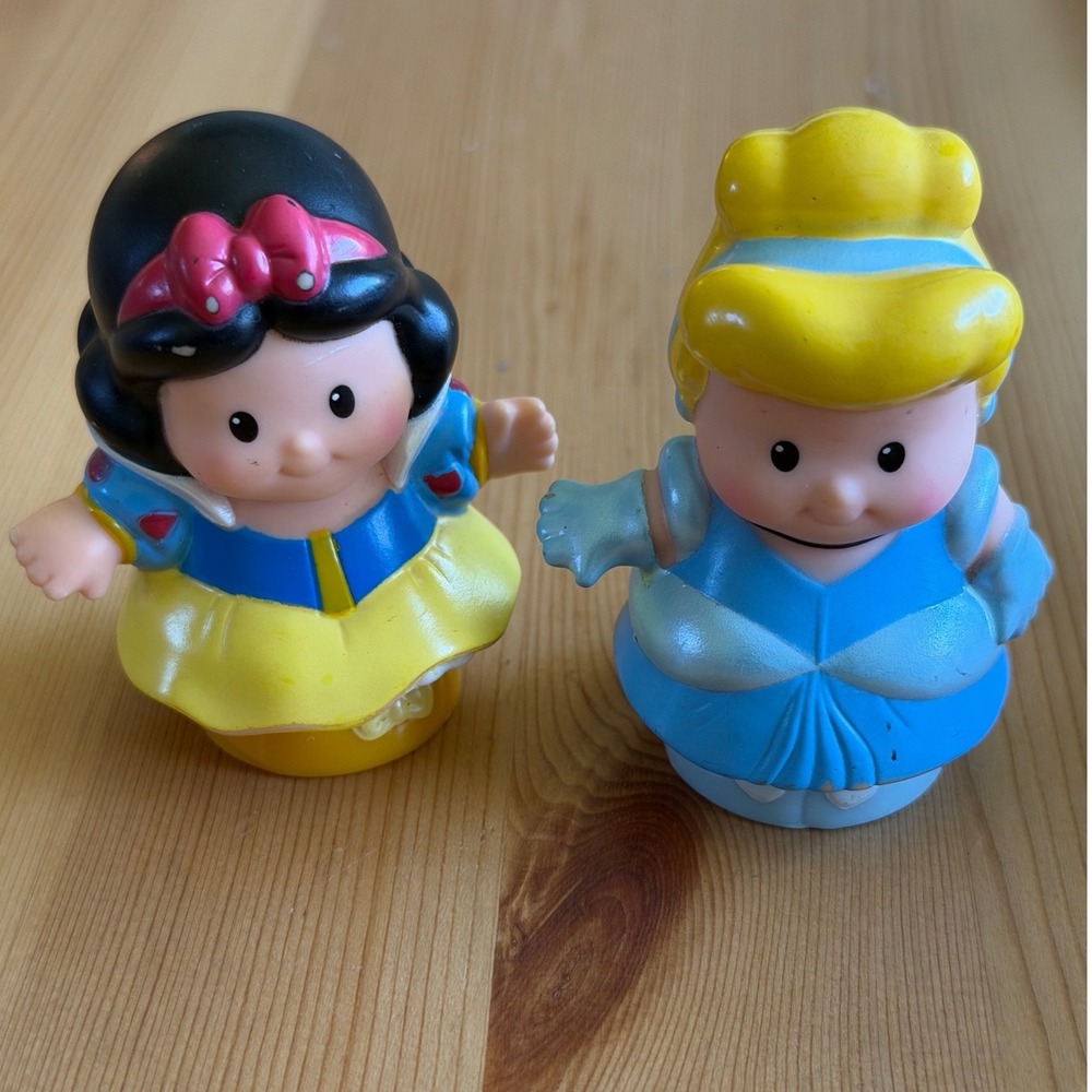 Fisher Price Little People Disney Princess Snow White Cinderella Figures 2012